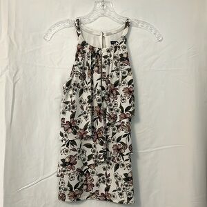 Top Black White Market xsmall polyester spandex mixed colors great condition